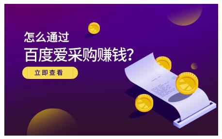 大王·怎么通过百度爱采购赚钱，已经通过百度爱采购完成200多万的销量-天天项目库