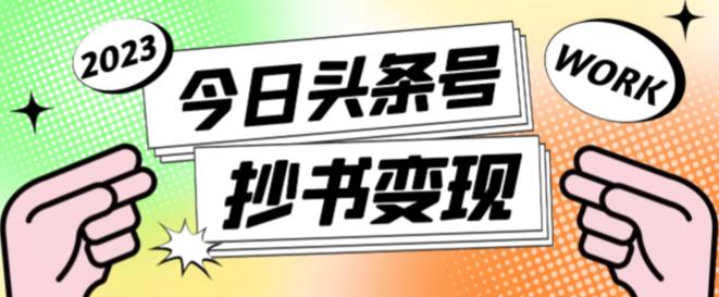 外面收费588的最新头条号软件自动抄书变现玩法，单号一天100+（软件+教程+玩法）-天天项目库