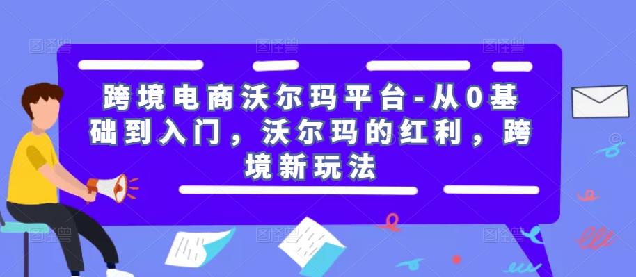 跨境电商沃尔玛平台-从0基础到入门，沃尔玛的红利，跨境新玩法-天天项目库