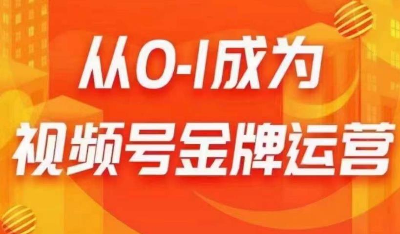 从0-1成为视频号金牌运营，微信运营/账号内容/选品组货/直播全案/起号策略，我们帮你在视频号赚到钱-天天项目库