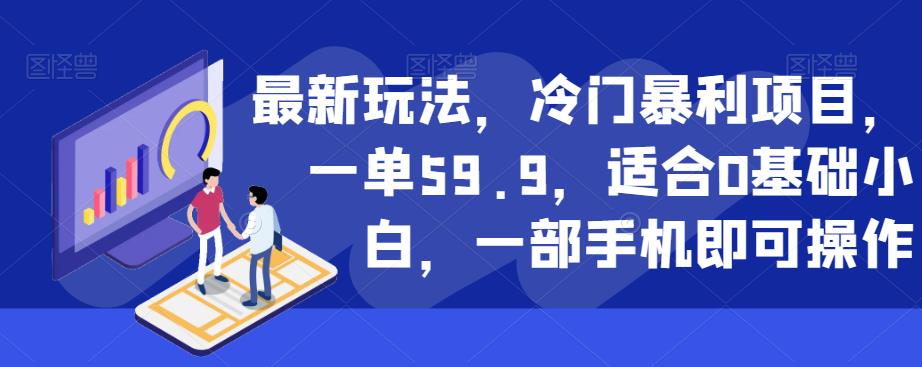 最新玩法，冷门暴利项目，一单59.9，适合0基础小白，一部手机即可操作【揭秘】-天天项目库