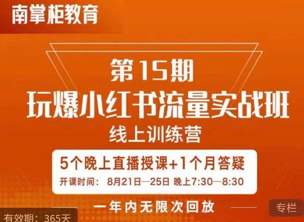 辛言玩爆小红书流量实战班，小红书种草是内容营销的重要流量入口-天天项目库