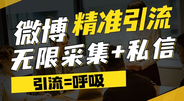 微博最新引流技术，软件提供博文评论采集+私信实现精准引流【揭秘】-天天项目库