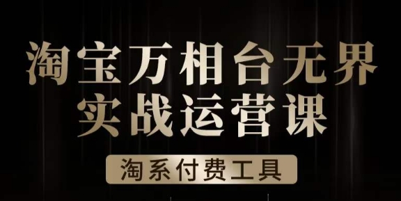 沧海·淘系万相台无界实战运营课，万相台无界实操全案例解析-天天项目库