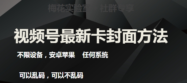 梅花实验室社群最新卡封面玩法3.0，不限设备，安卓苹果任何系统-天天项目库