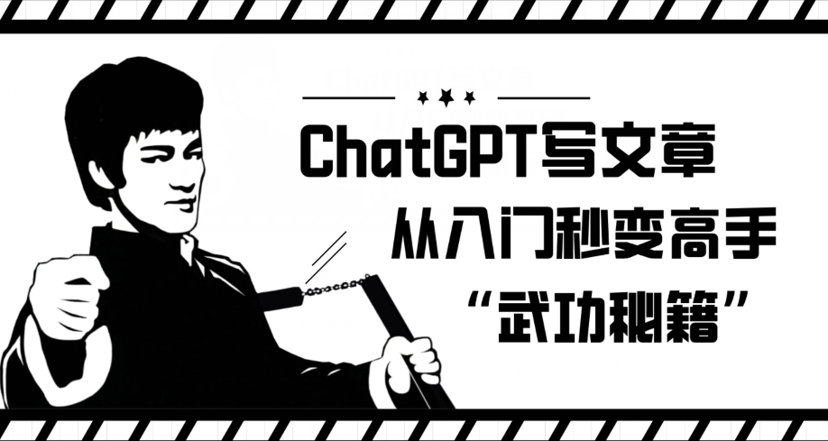 ChatGPT写文章，从入门秒变高手的‘武功秘籍’【揭秘】-天天项目库