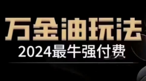 2024最牛强付费，万金油强付费玩法，干货满满，全程实操起飞-天天项目库