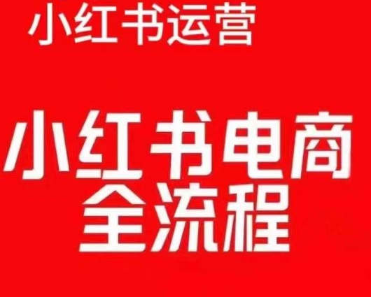 红薯电商实操课，小红书电商全流程-天天项目库