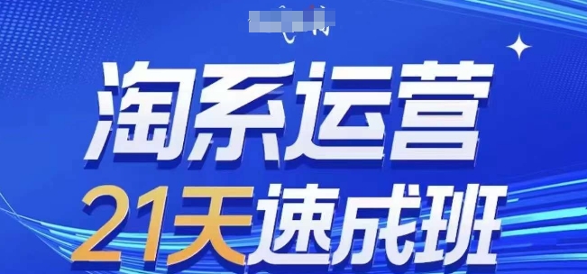 淘系运营21天速成班(更新24年12月)，0基础轻松搞定淘系运营，不做假把式-天天项目库